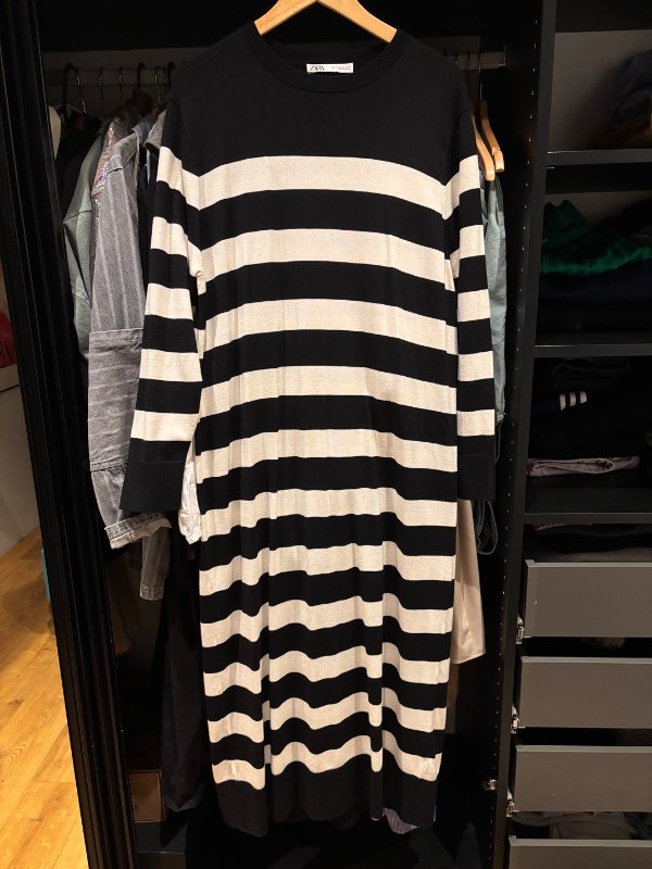 Zara striped dress