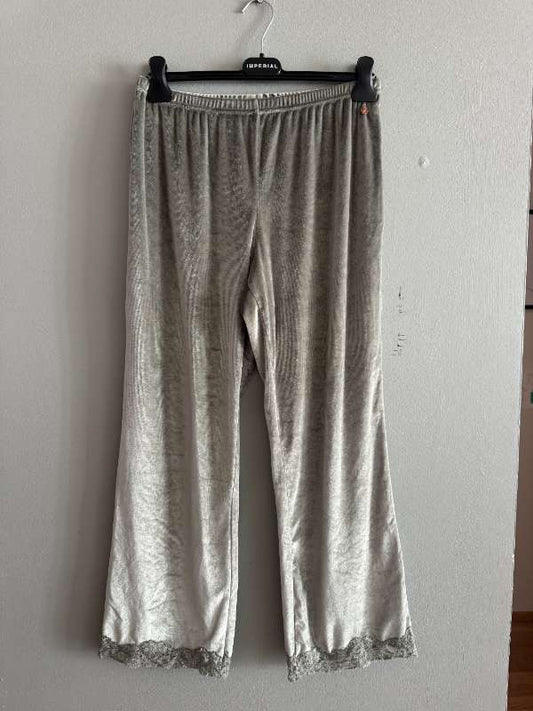 Velur night pants grey
