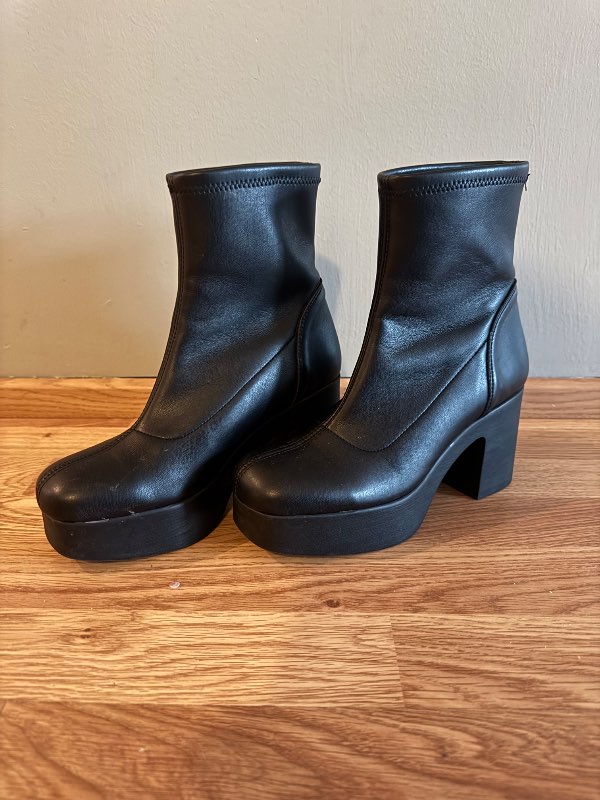 Svartir boots ùr GS skòm ( varla notaðir