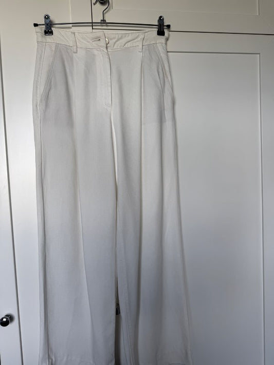 Massimo Dutti hvítar buxur