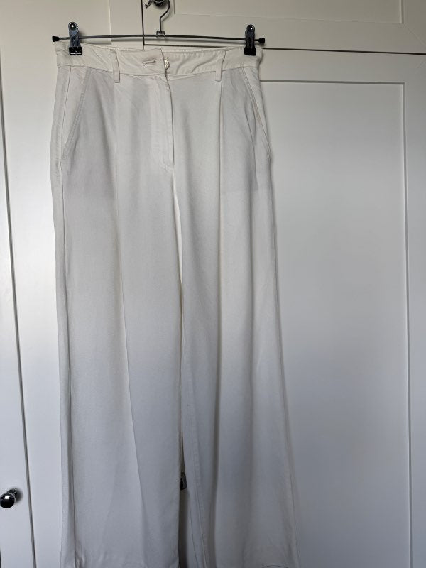 Massimo Dutti hvítar buxur
