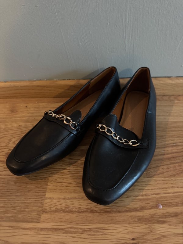 ASOS loafers svartir