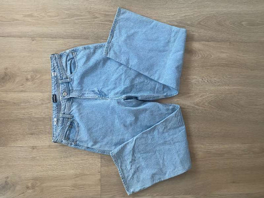 Jack & Jones bláar gallabuxur