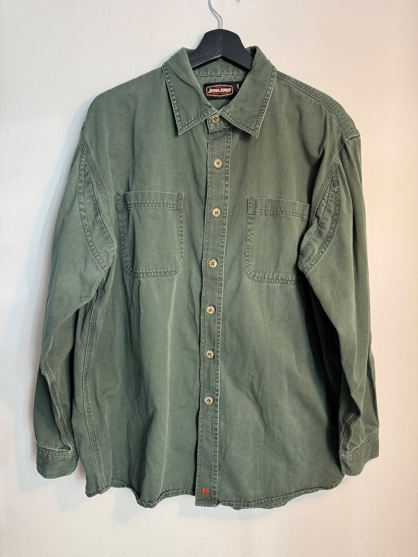 Jesse James workwear skyrta græn