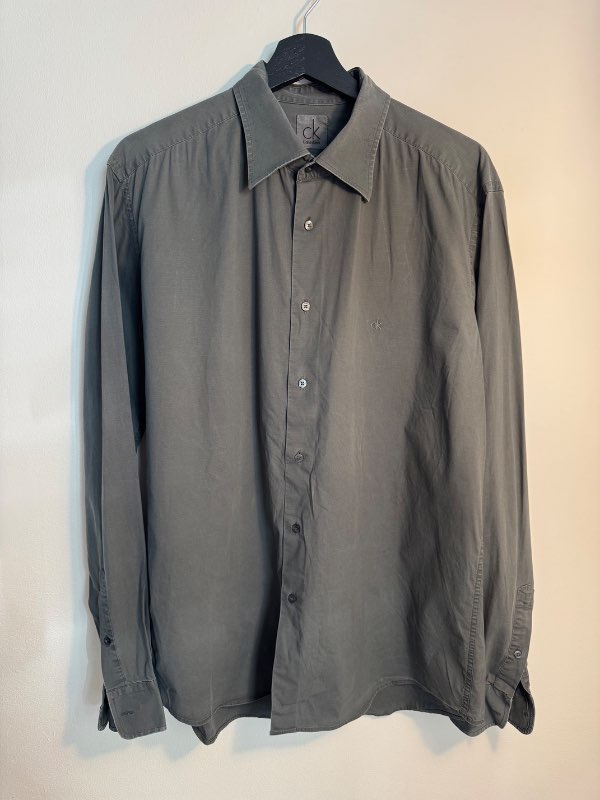 Calvin Klein skyrta grágræn