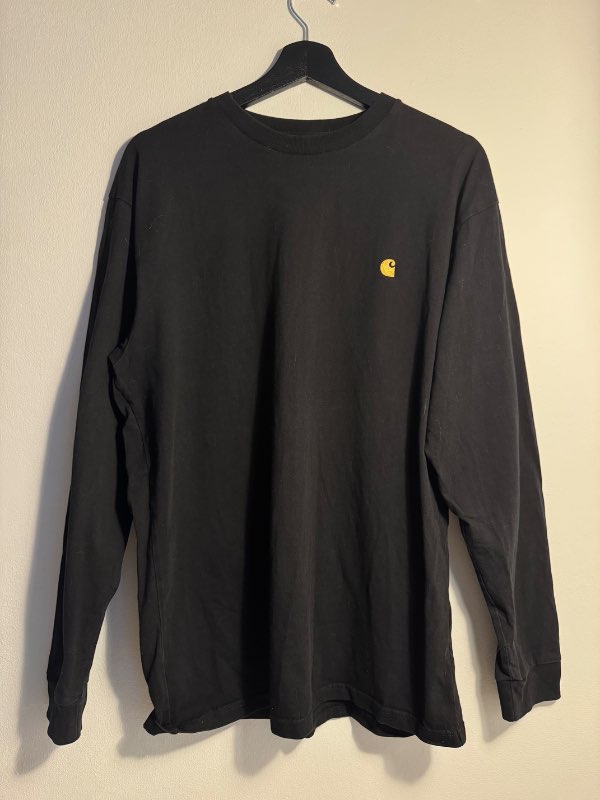 Carhartt langerma bolur svartur