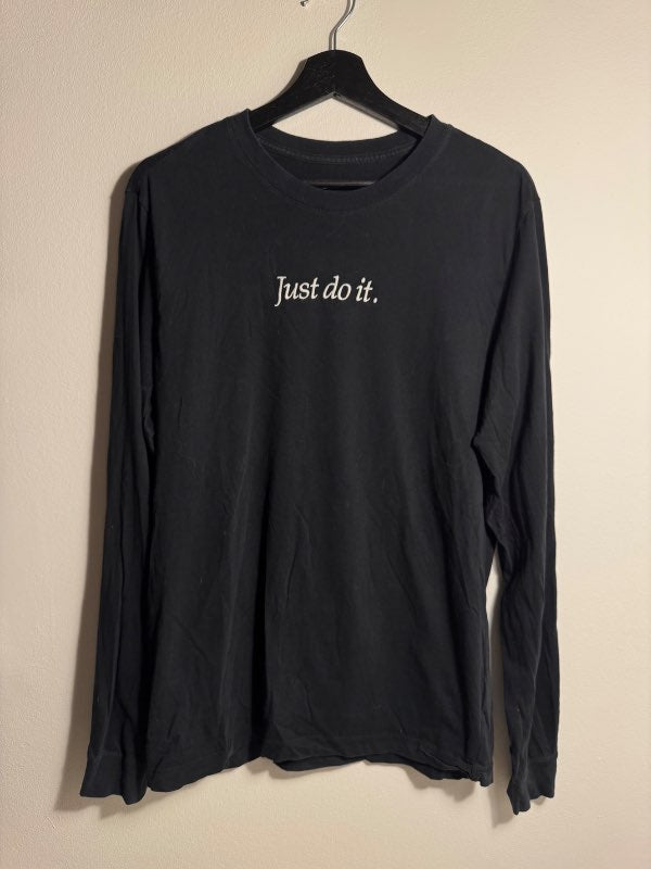 Nike "Just Do It" langerma bolur svartur