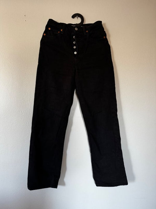 Levi's svartar gallabuxur
