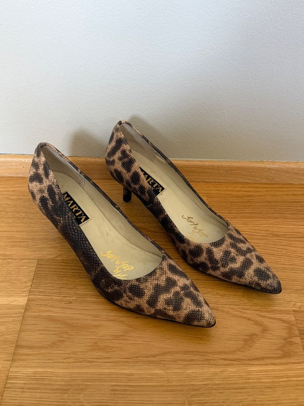 MARTA Jonsson leopard hælar