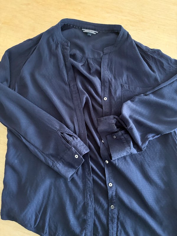 Tommy Hilfiger Cotton Shirt Dark Blue