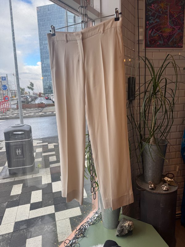 MaxMara ljósar buxur