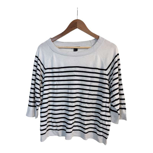 Hvít- og svört röndóttur bolur (H&M)