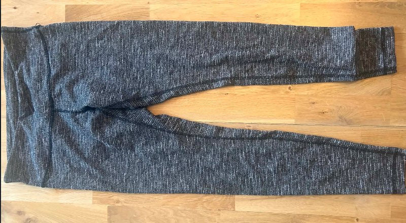 Lulu lemon gráar/með hvítu