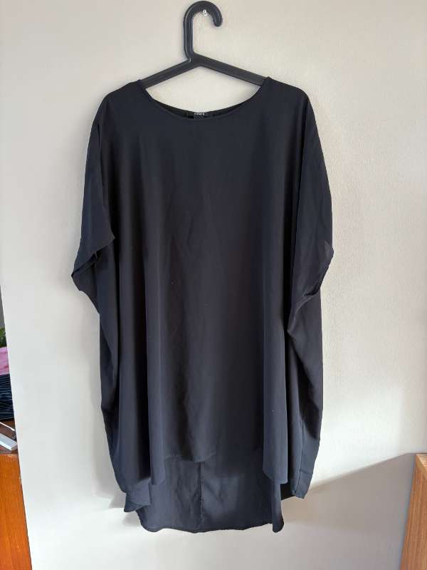 Svartur sheer Forever21 kjóll