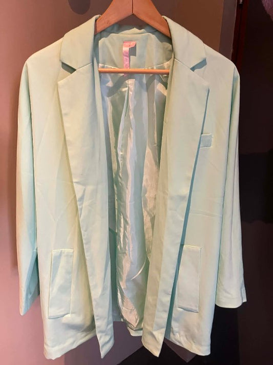 Ljósgrænn blazer