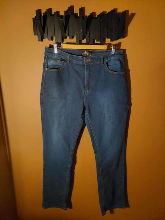 Gallabuxur dökkbláar