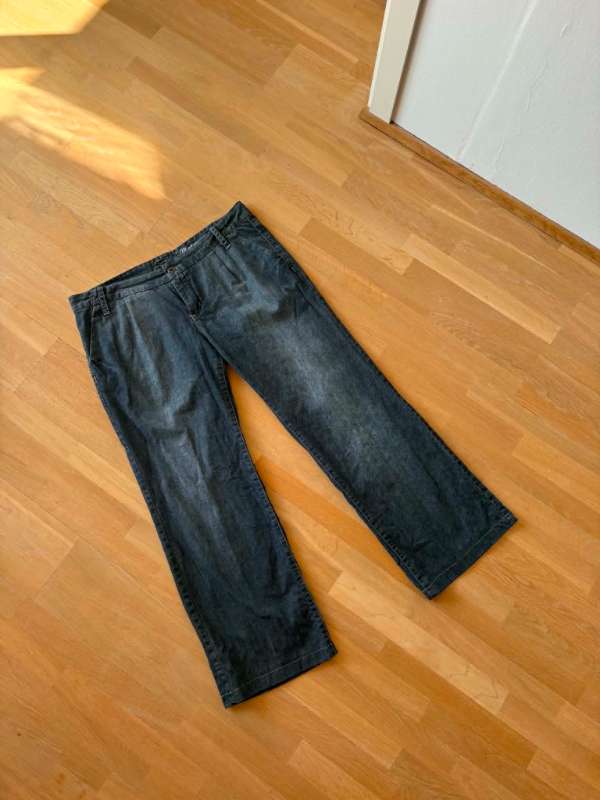 Vintage Y2K MNG low waist kvartbuxur