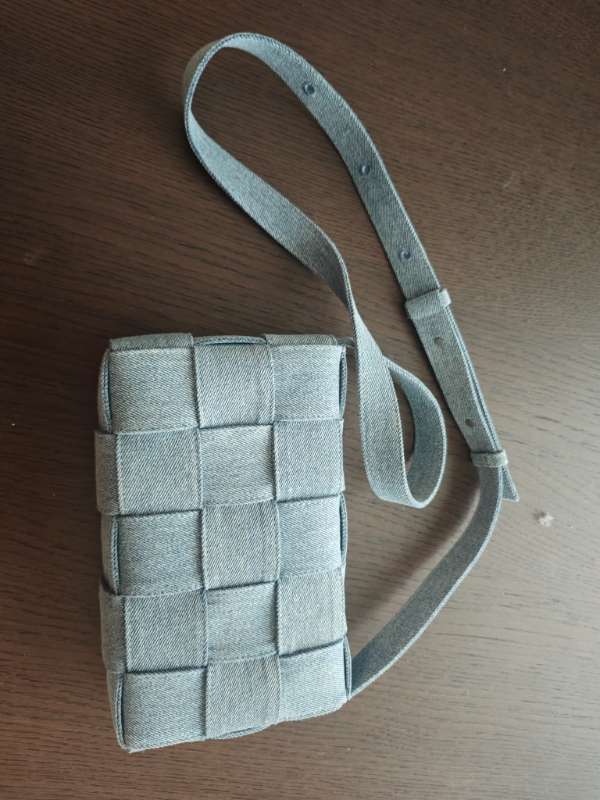 21 denim cross bag blue