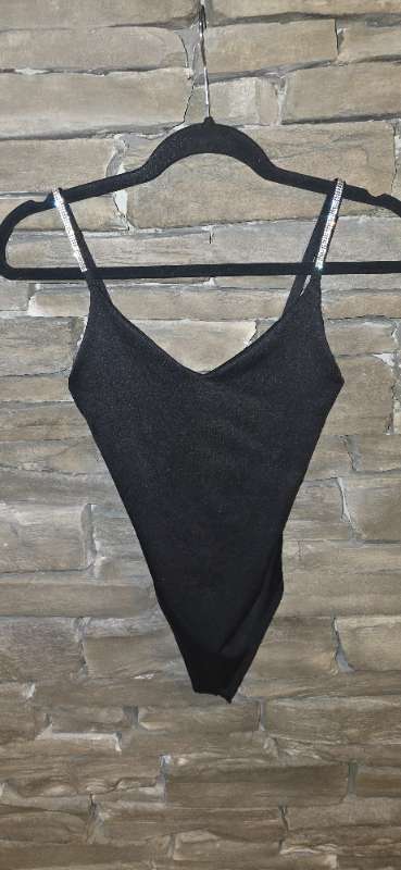 Samfella með glimmer hlírum