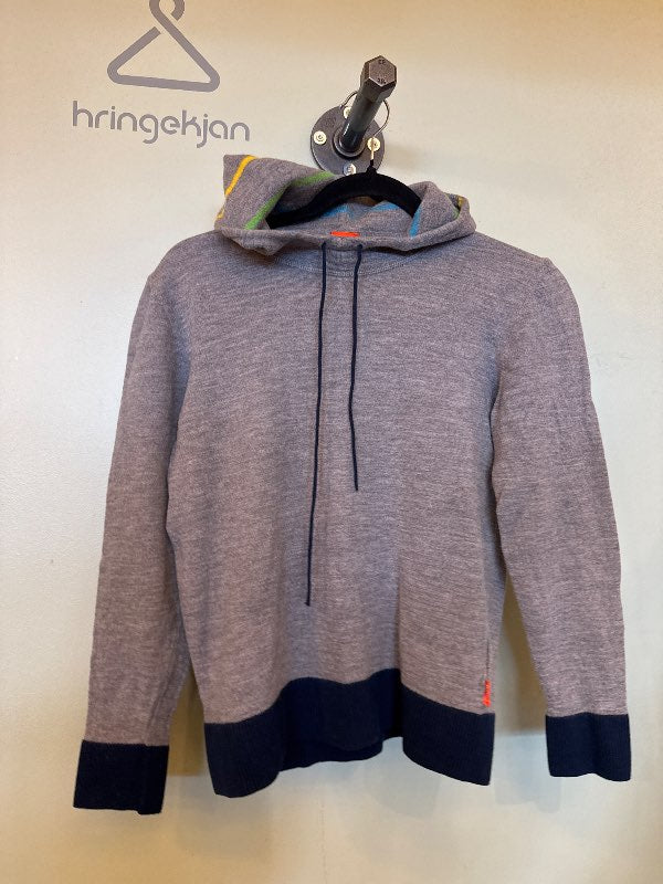 Boss Orange merino ullarpeysa m. hettur