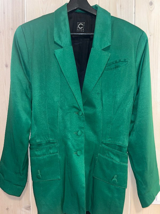 green suit jacket