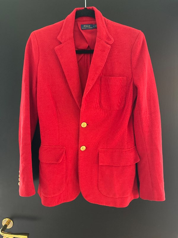 RALPH LAUREN jakki rauður