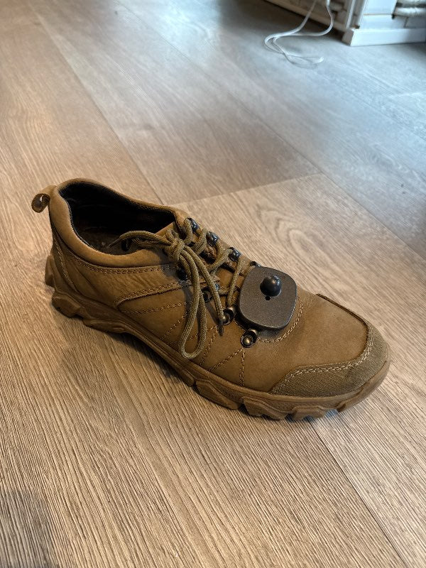 Green army sneakers