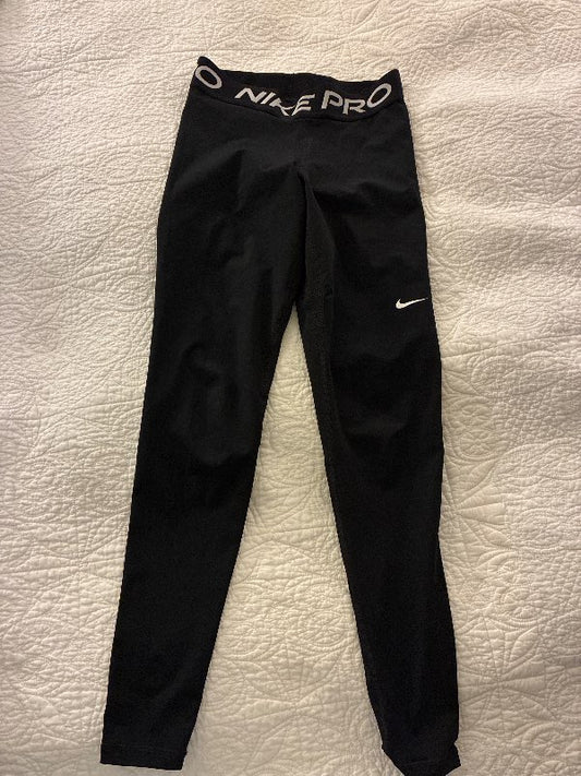 Svartar Nike pro buxur