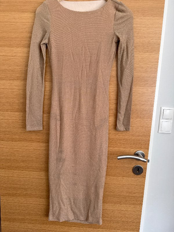 Topshop gull kjóll