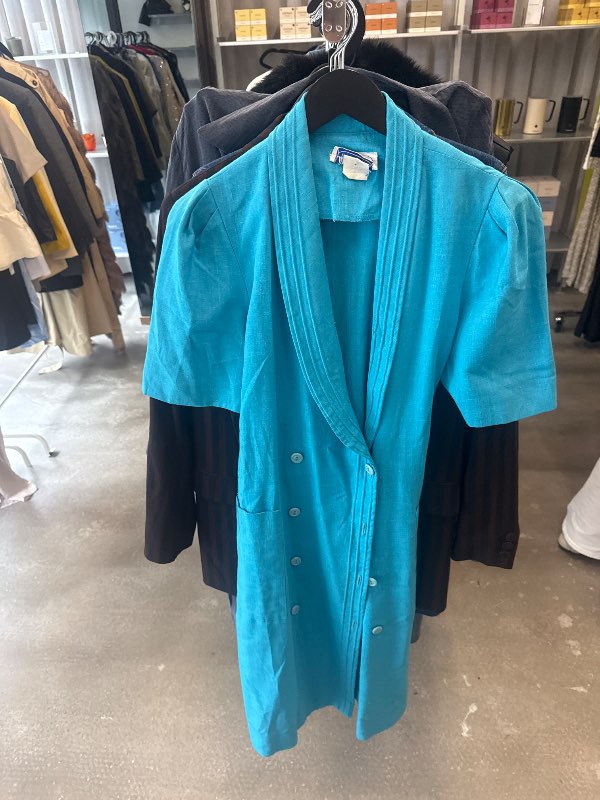 Blár vintage kjoll