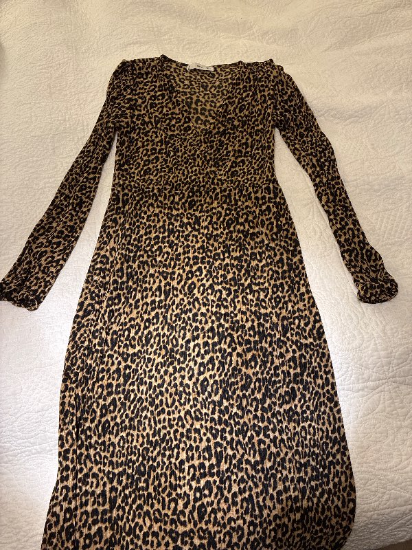 Mango tigerkjóll síður