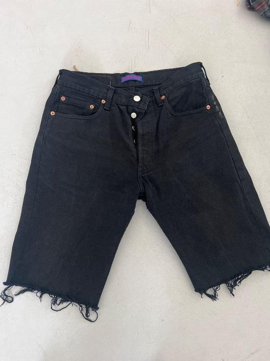 Levis stuttbuxur svartar