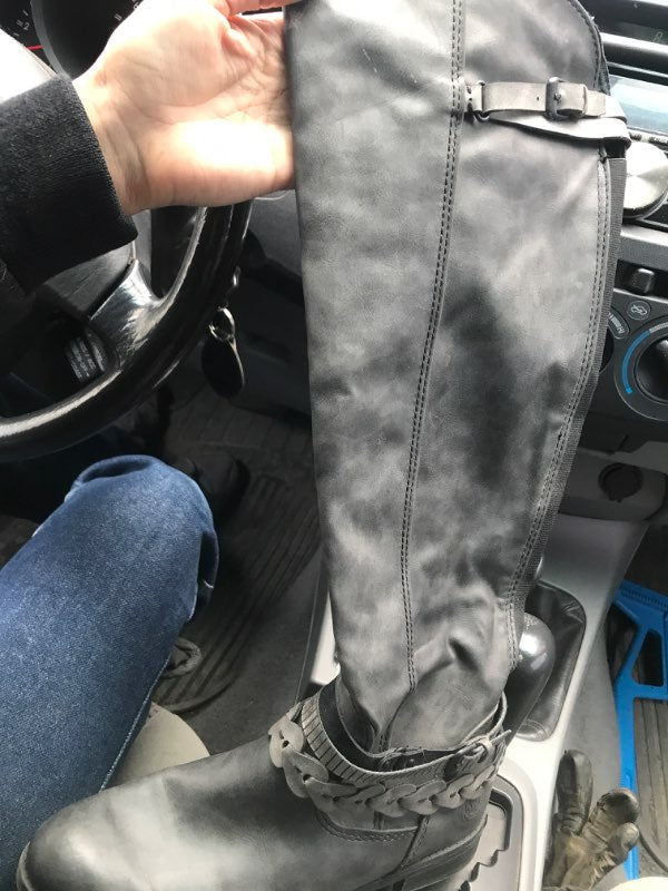 knee high boots ledur