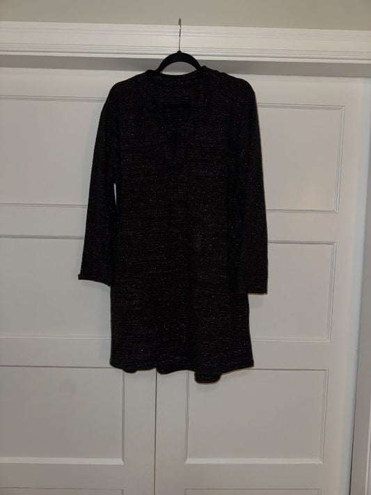 Kjóll með glimmerþræði