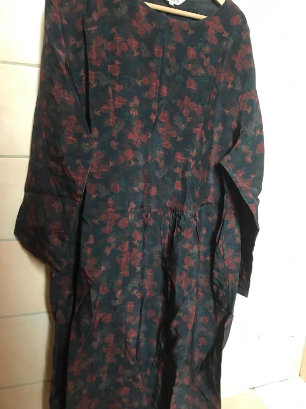 Viscose oversized dress