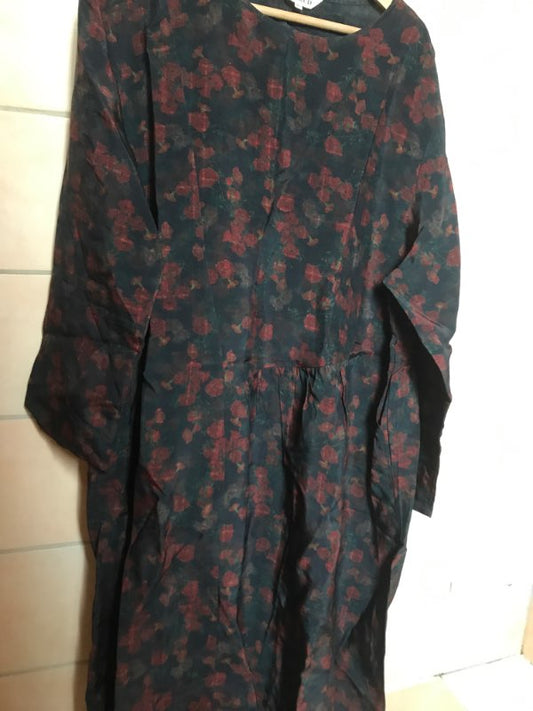 Viscose oversized dress