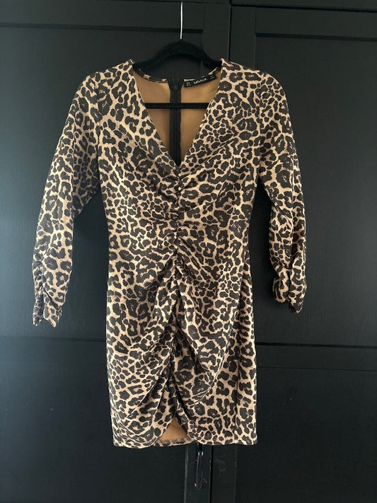 Zara leopard kjóll