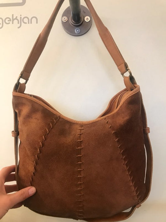 Leather boho bag