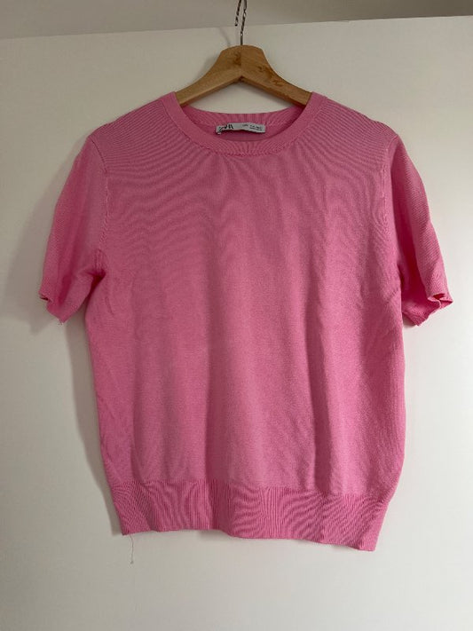 Zara knit bleikur bolur