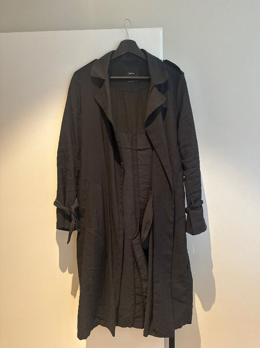 Betshka- trenchcoat- svartur