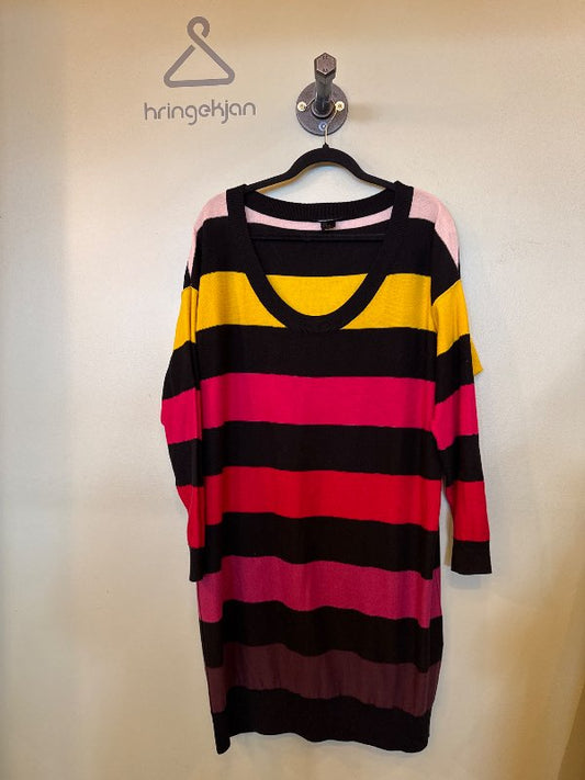 Sonia Rykiel pour H&M prjónakjóll - röndóttur