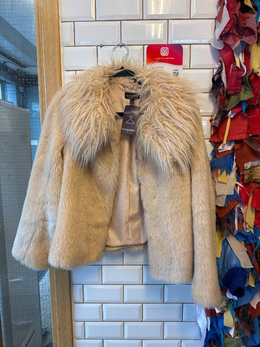 Bleikur Topshop pels