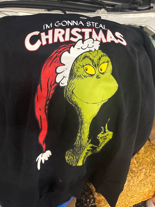Grinch jóla hettupeysa