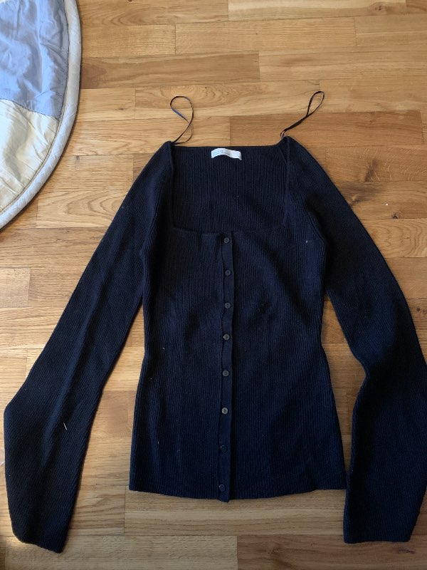 Oak and Fort black cardigan