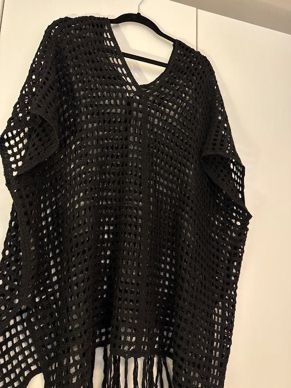 Poncho heklað