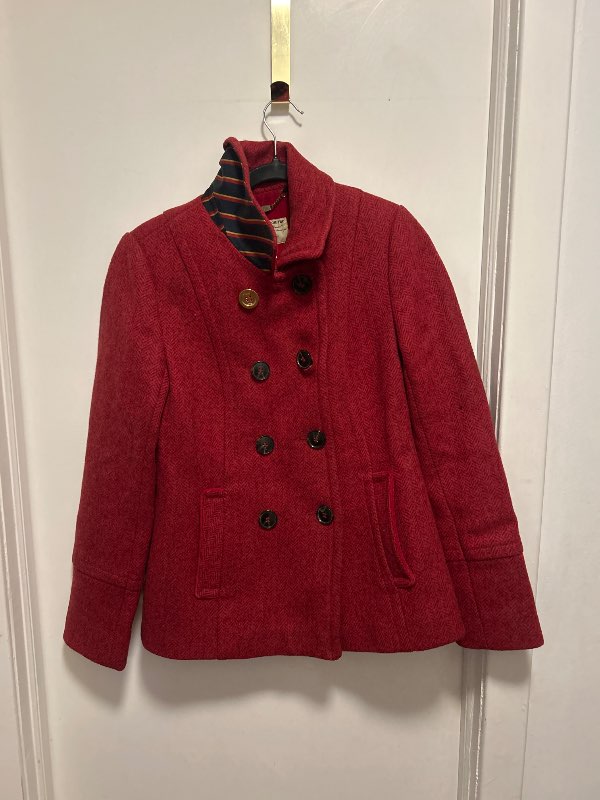 Joules 100%wool red jacket
