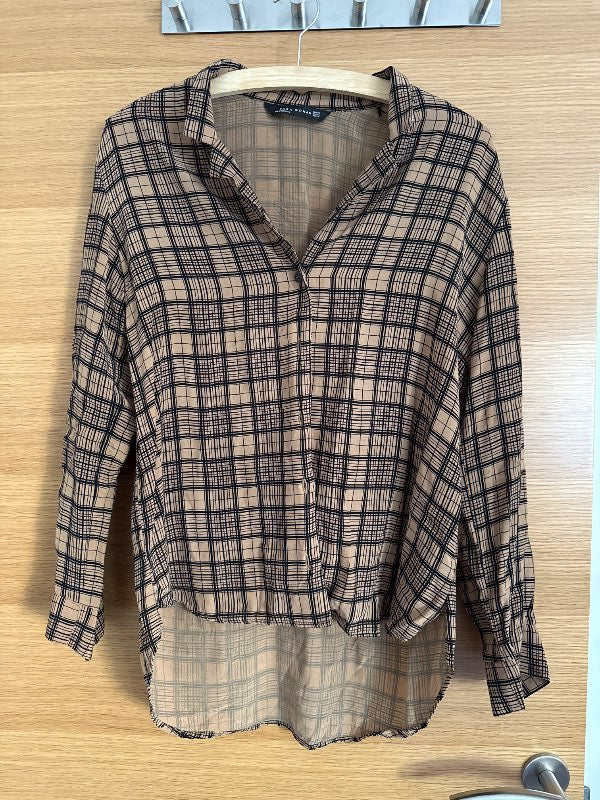 Köflótt Zara Woman skyrta