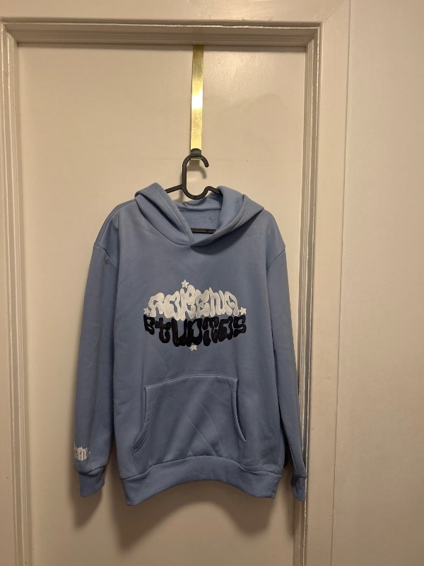 Pale blue hoody