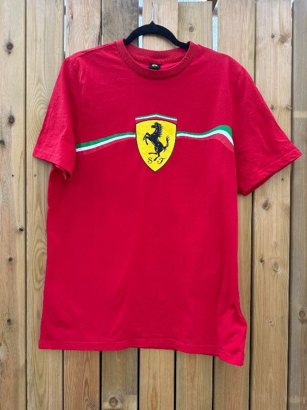 Puma Ferrari rauður bolur