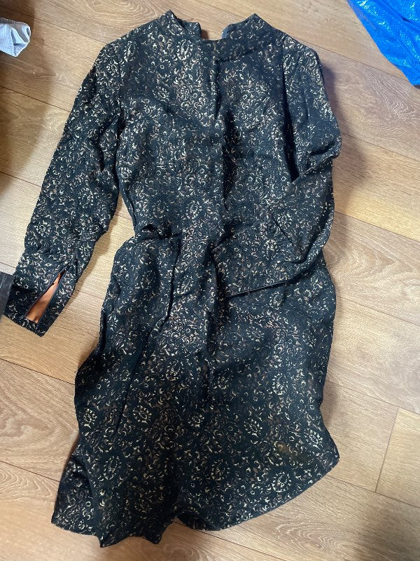 Vintage gylltur kjóll